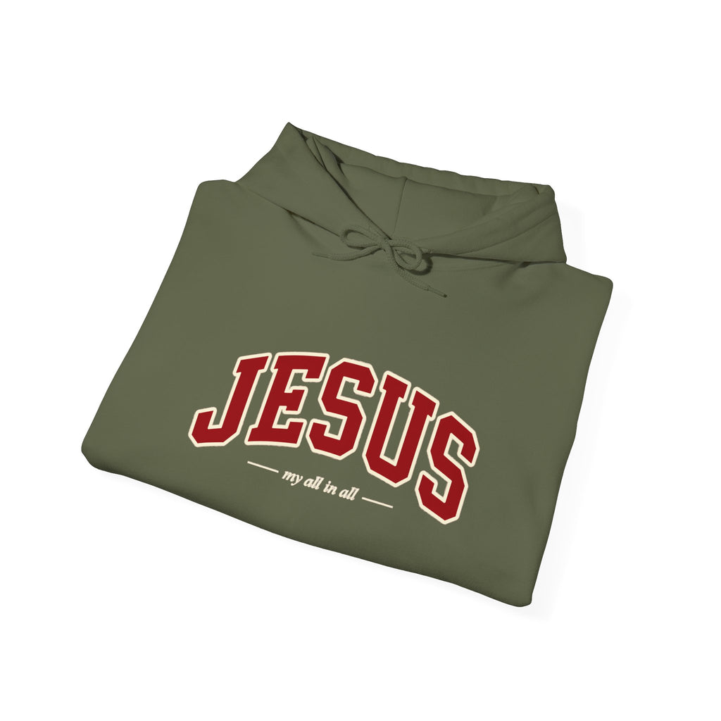 Jesus My All in All Christian Sweatshirt - Unisex Heavy Blend™ Hooded Sweatshirt