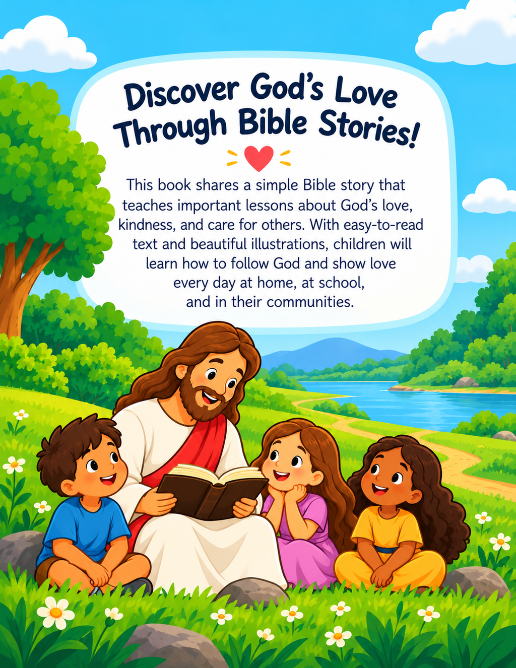 David and Goliath - Bible Children's Coloring & Activity Book
