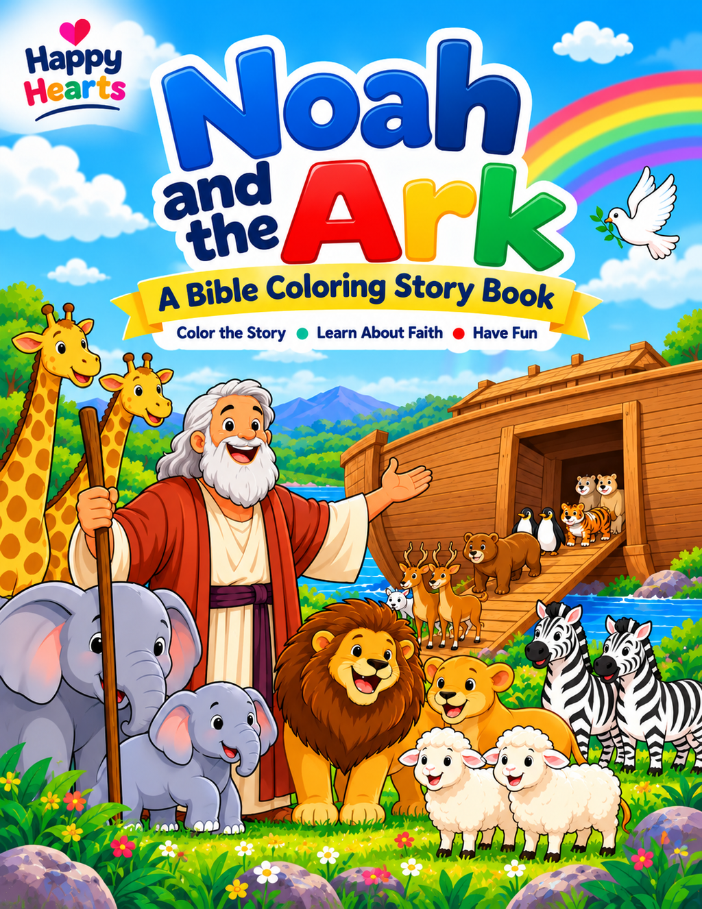 Noah and the Ark Children’s Bible Coloring & Activity Book