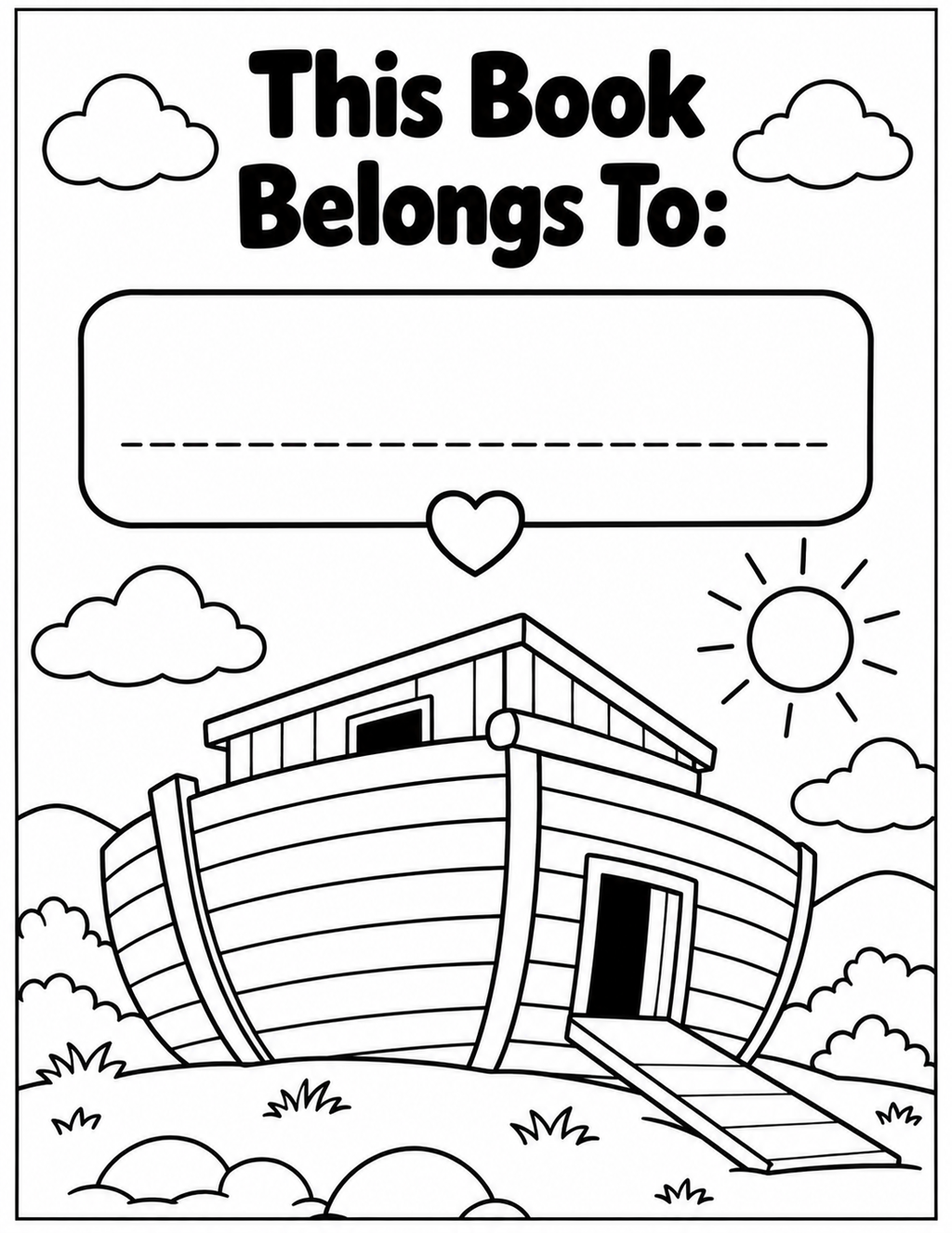 Noah and the Ark Children’s Bible Coloring & Activity Book