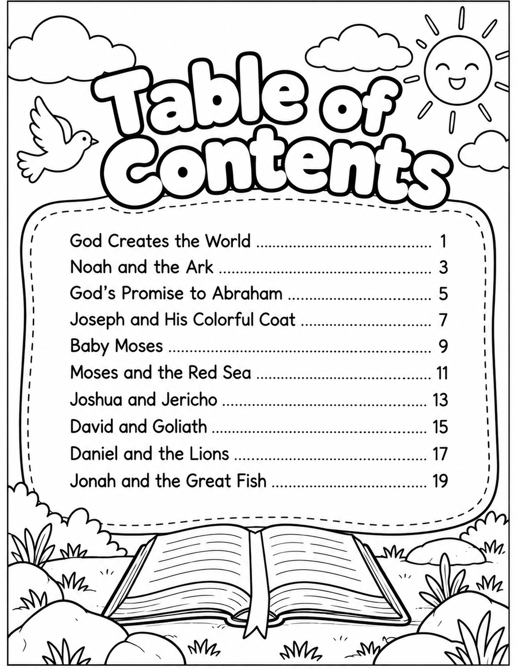 Old Testament Children's Bible Coloring & Activity Book