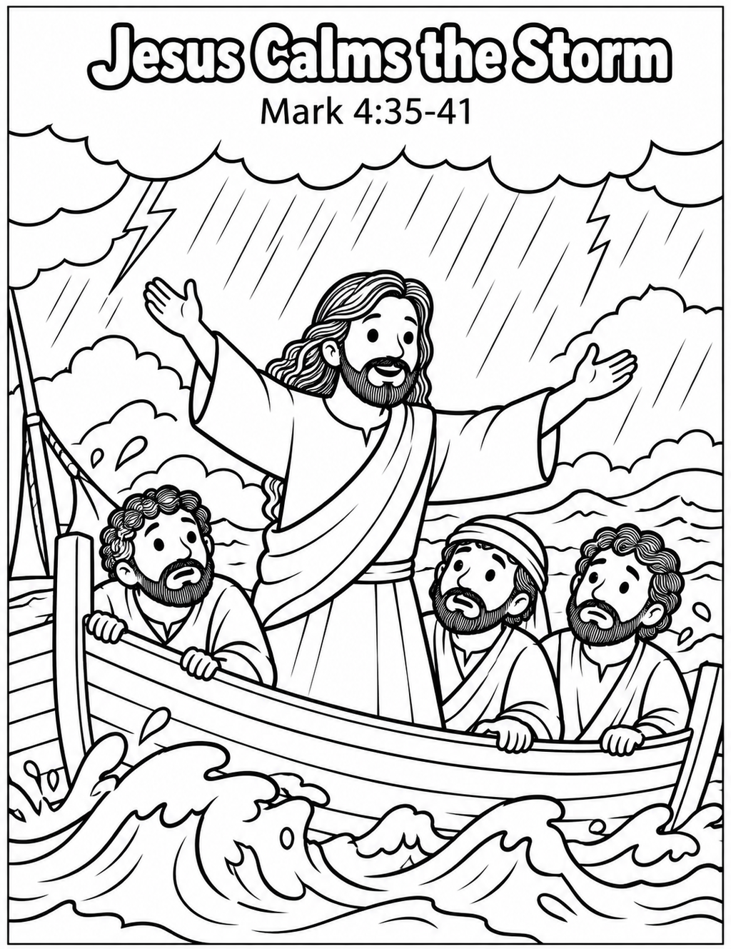 New Testament Bible Coloring Book for Kids