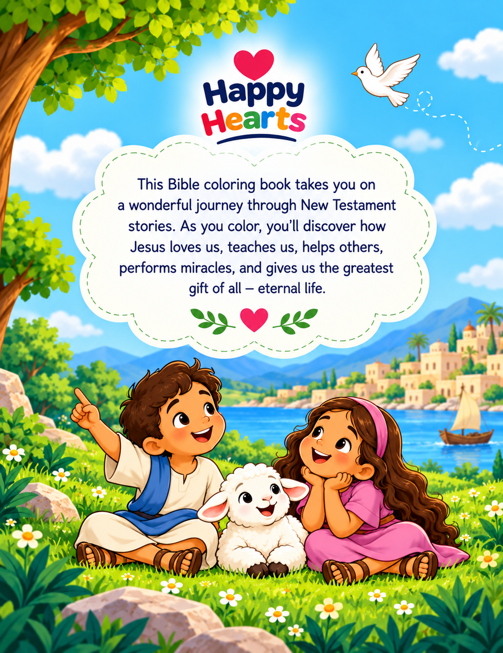 New Testament Bible Coloring Book for Kids