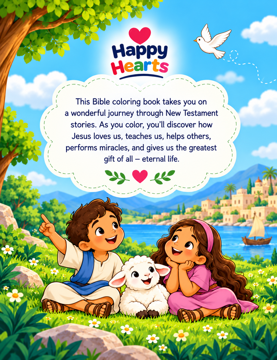 New Testament Bible Coloring Book for Kids