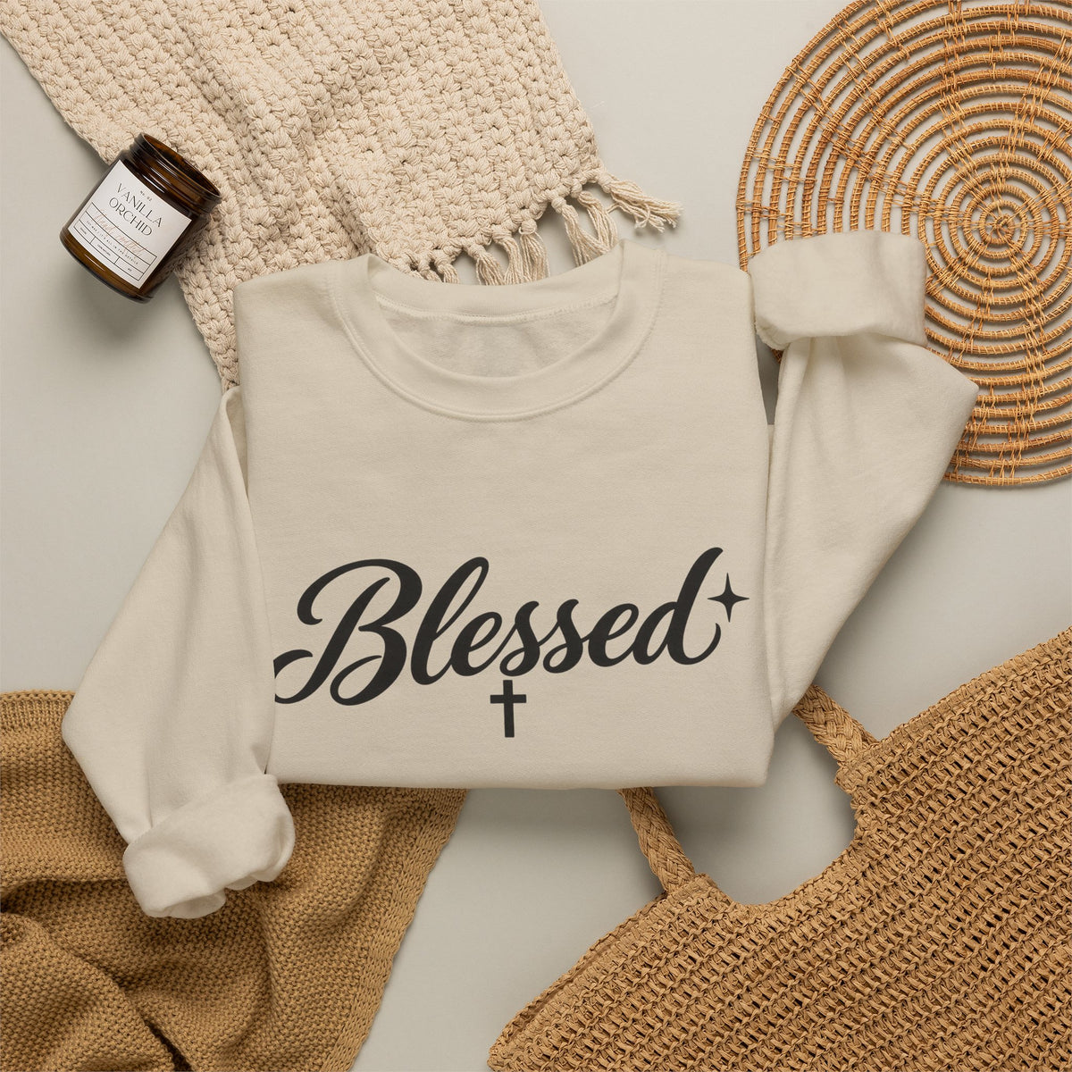 Blessed Christian Sweatshirt — Wear Your Faith