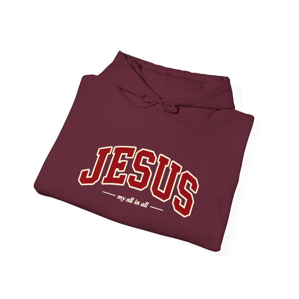 Jesus My All in All Christian Sweatshirt - Unisex Heavy Blend™ Hooded Sweatshirt
