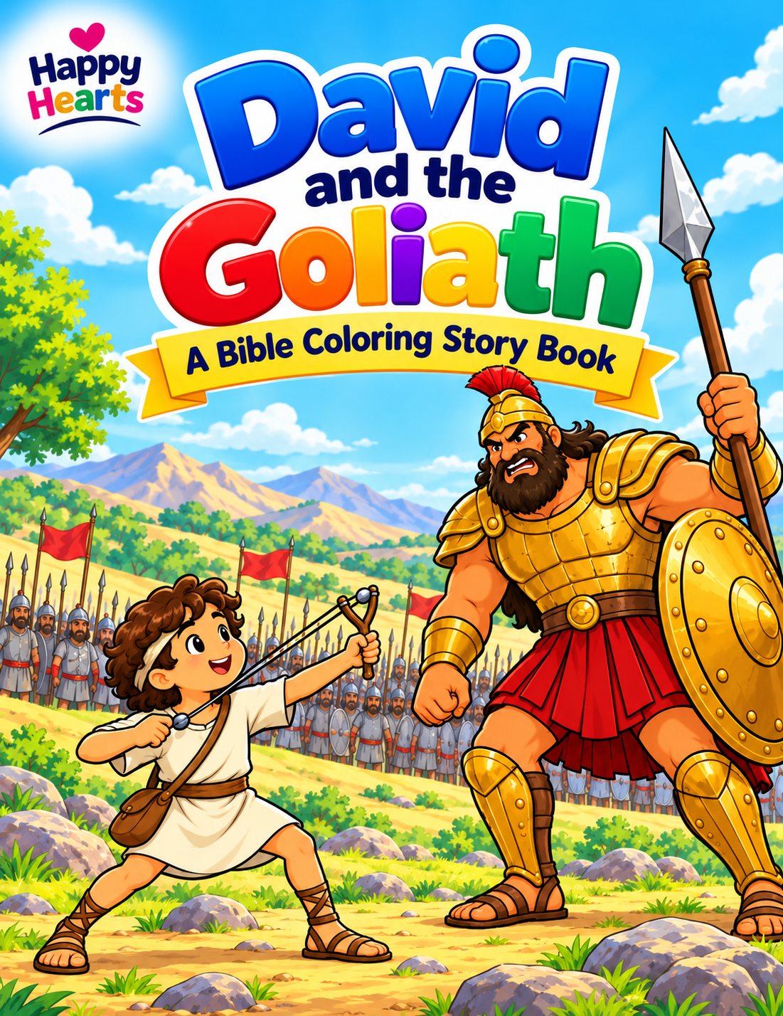 Download & Print - David and Goliath Bible Children's Coloring & Activity Book