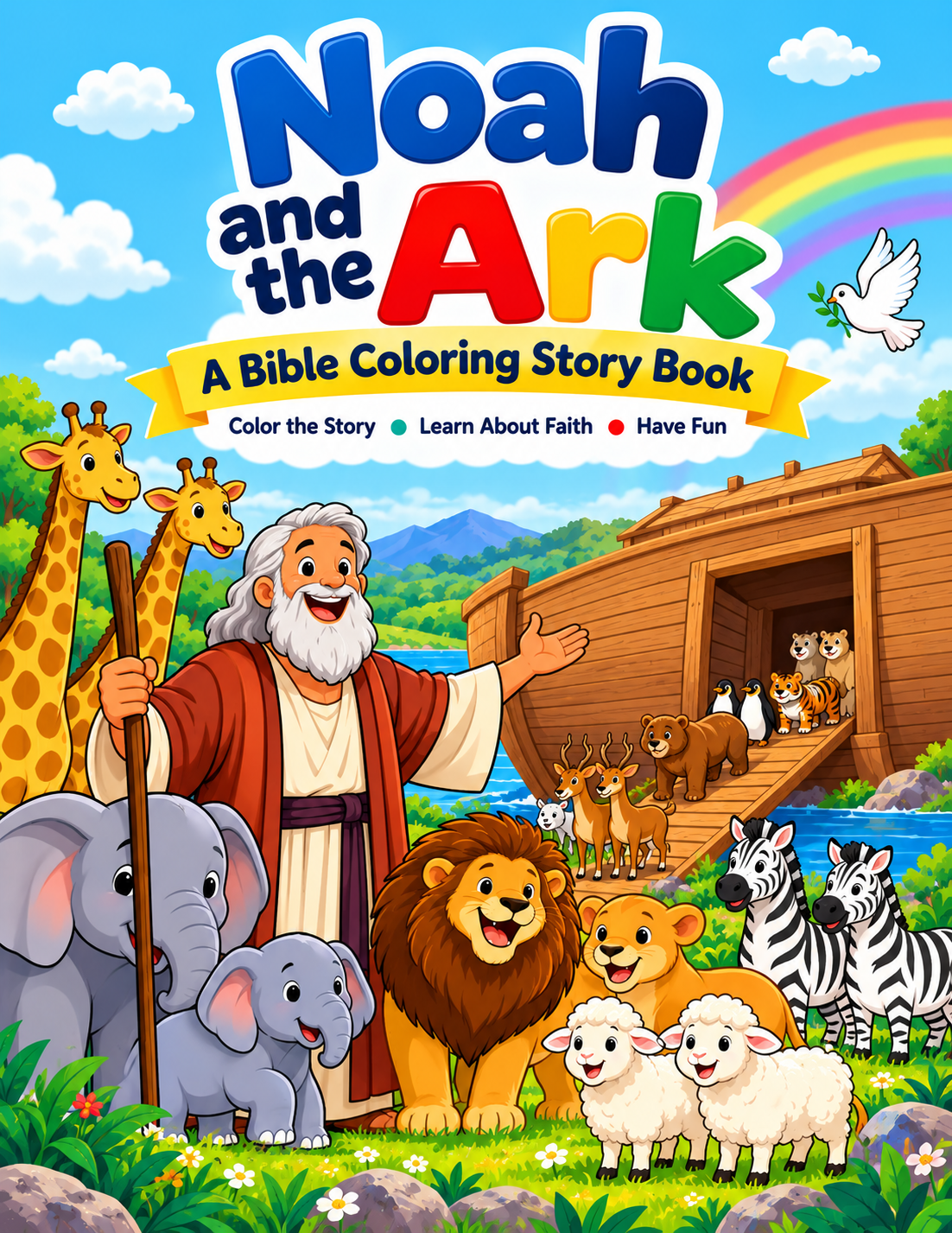 Noah and the Ark| Bible Children’s Coloring & Activity Book