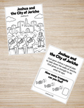 Joshua and the City Of Jericho - Bible Coloring Page