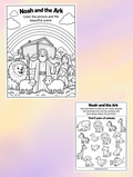 Noah & the Ark - Bible Coloring Pages